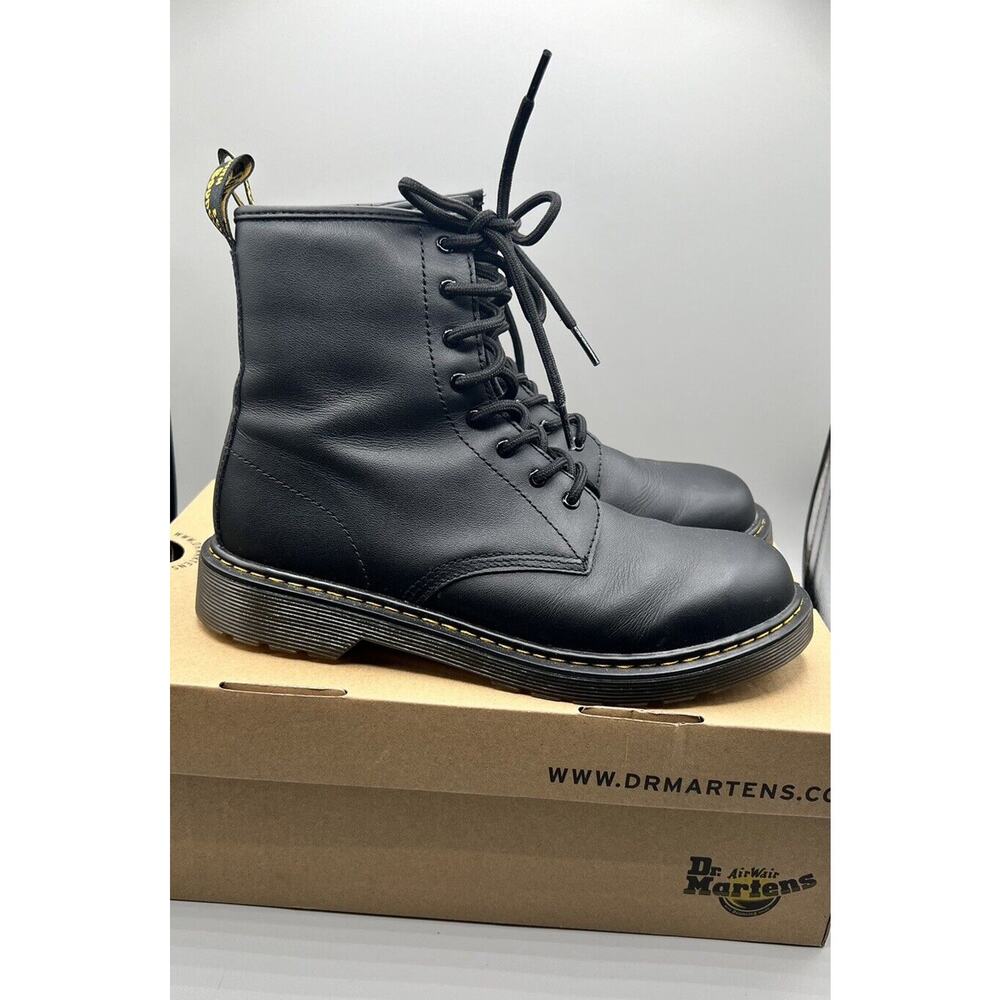 Dr. Martens Kids Black Lace-Up Boots